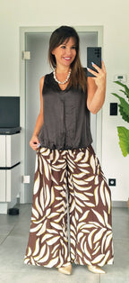 Pantalon - ANNA chocolat