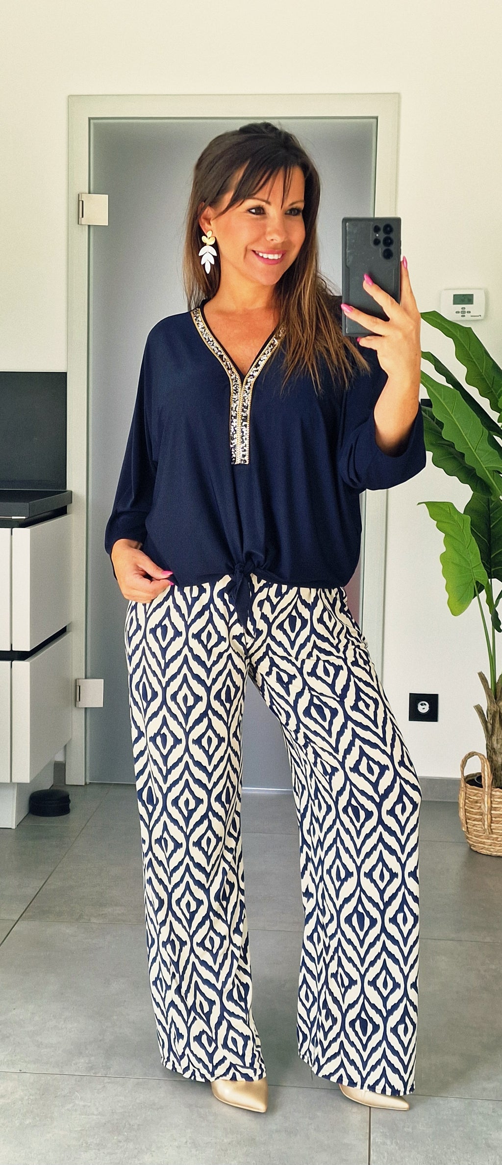 Pantalon - Cyrielle bleu marine