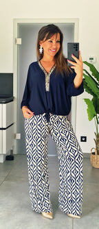 Pantalon - Cyrielle bleu marine