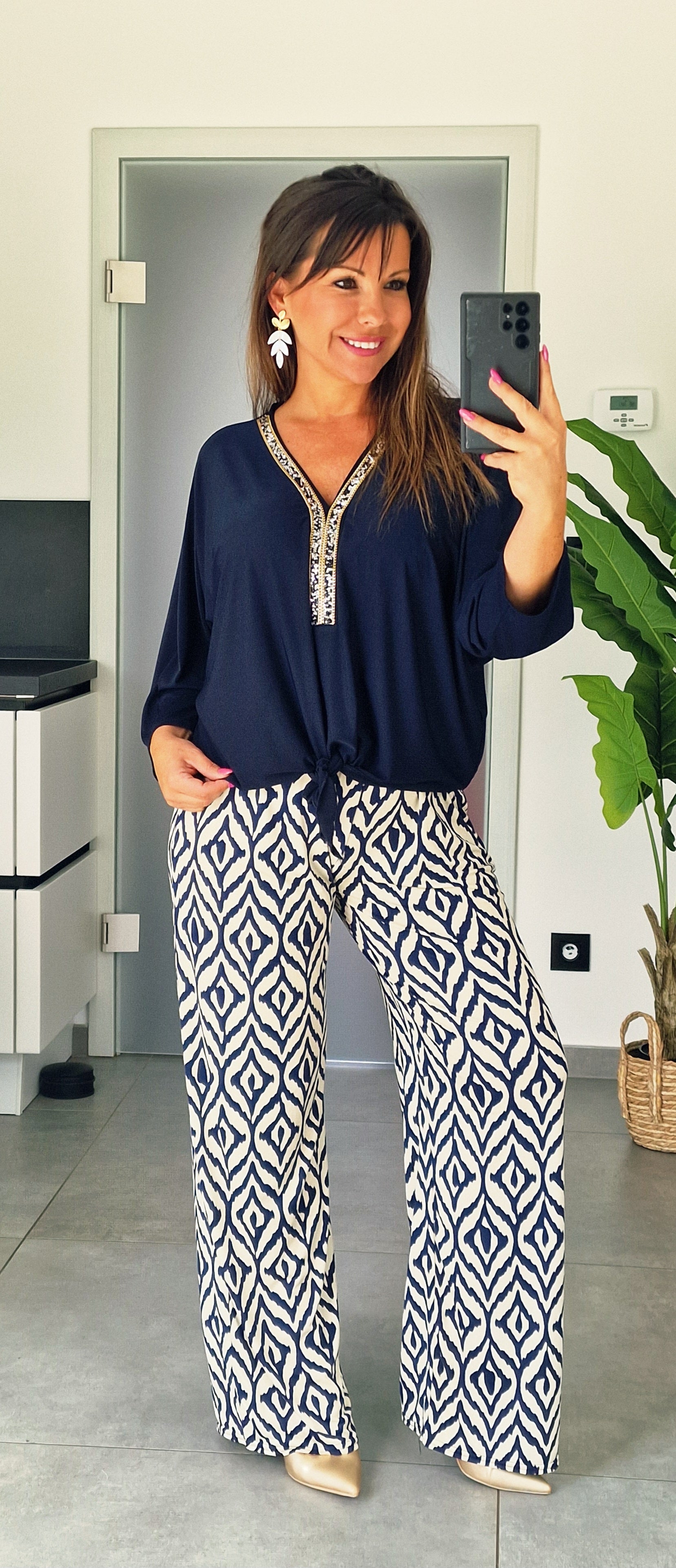 Pantalon - Cyrielle bleu marine