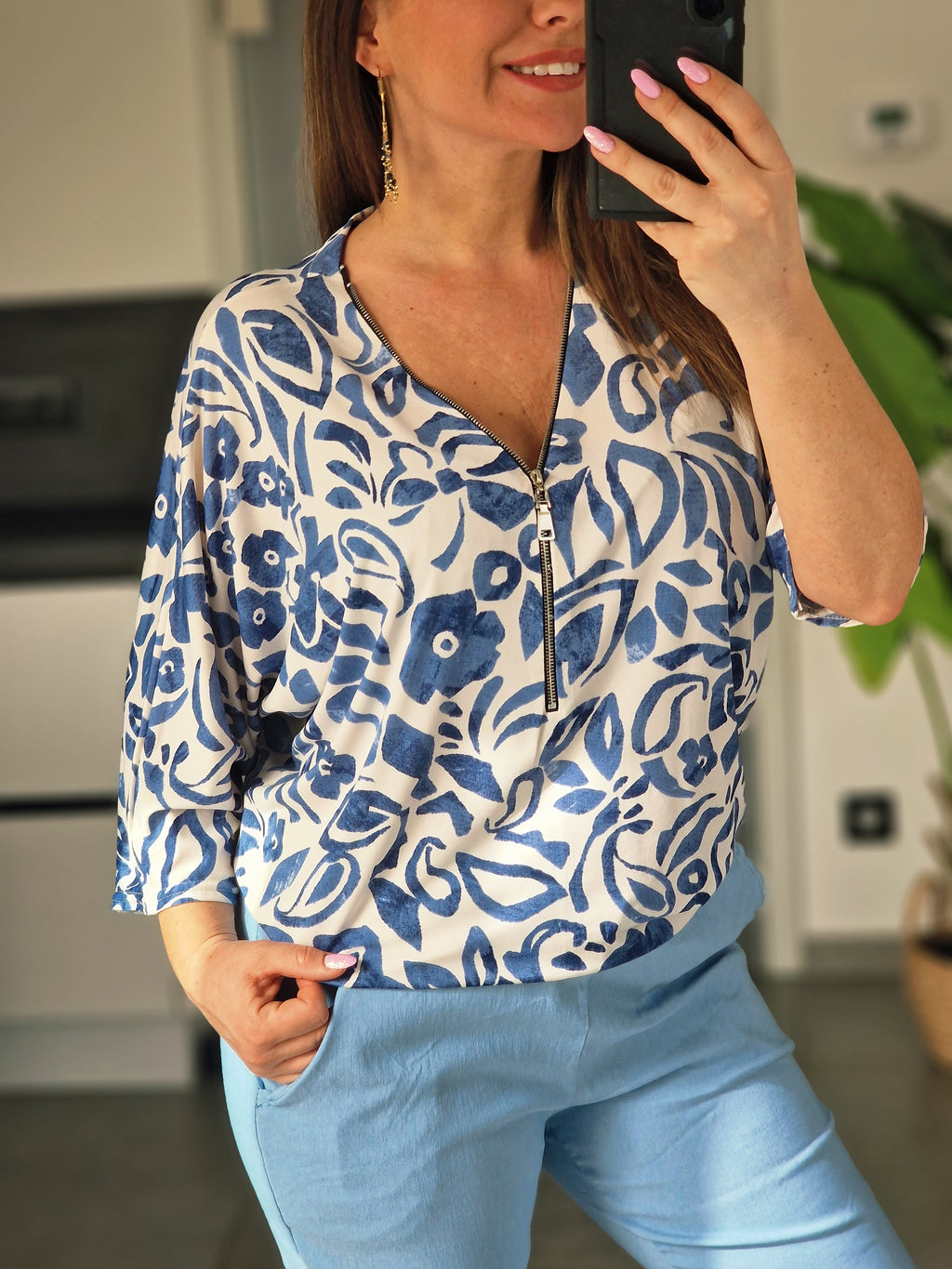 Blouse zip - EMILIE