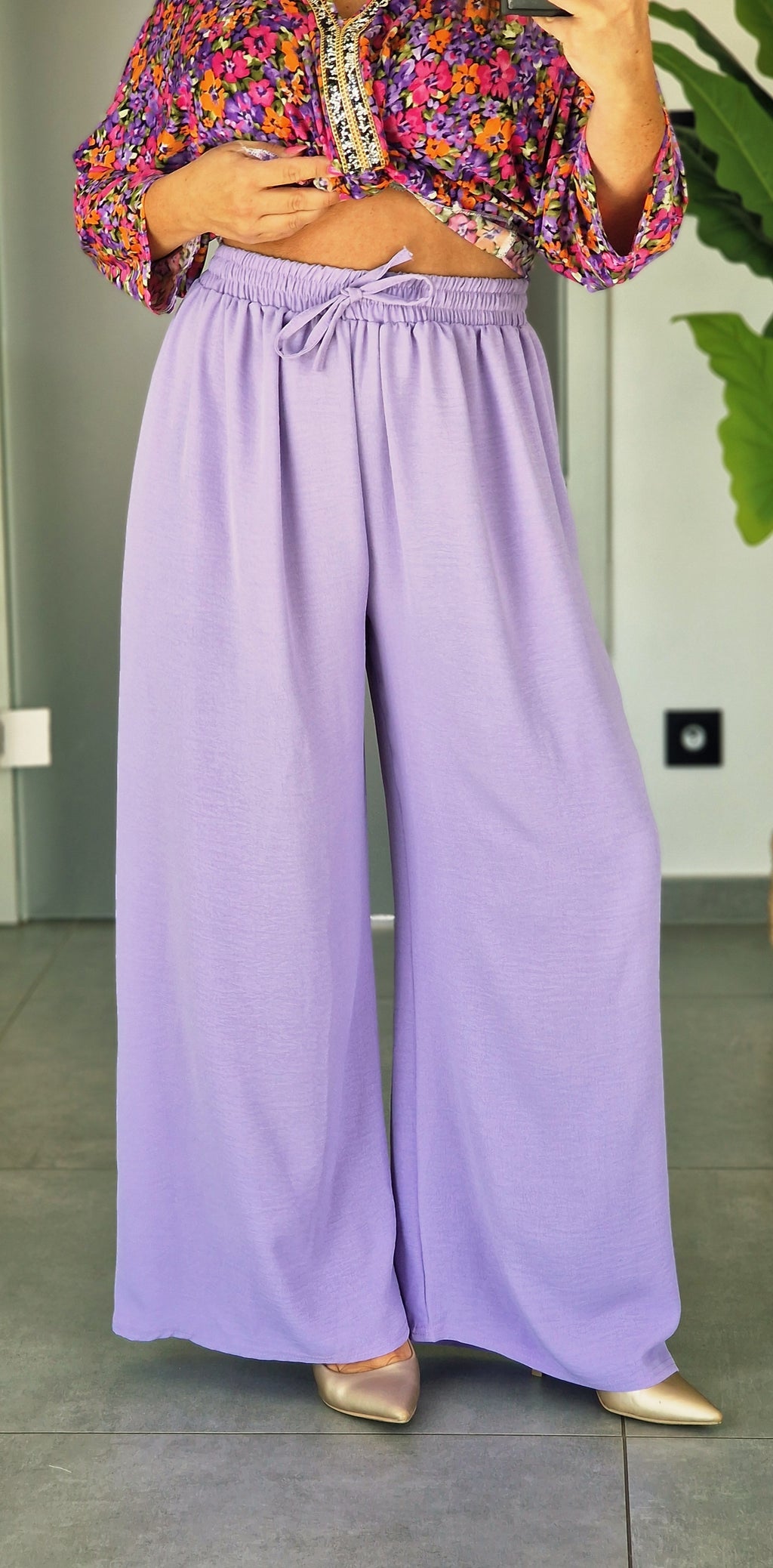 Pantalon - MADDIE lila