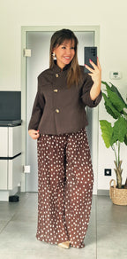 Pantalon - MYRIA chocolat