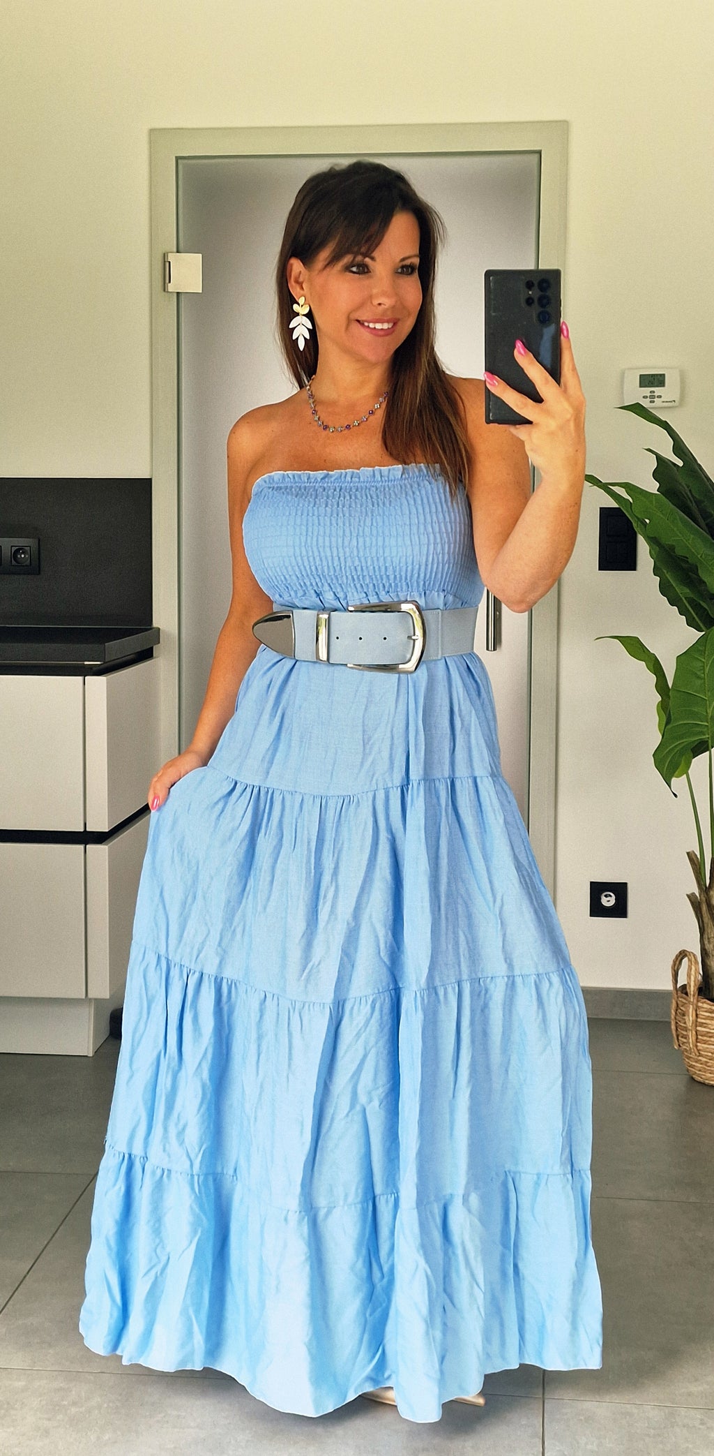 Robe - EMMA bleu ciel