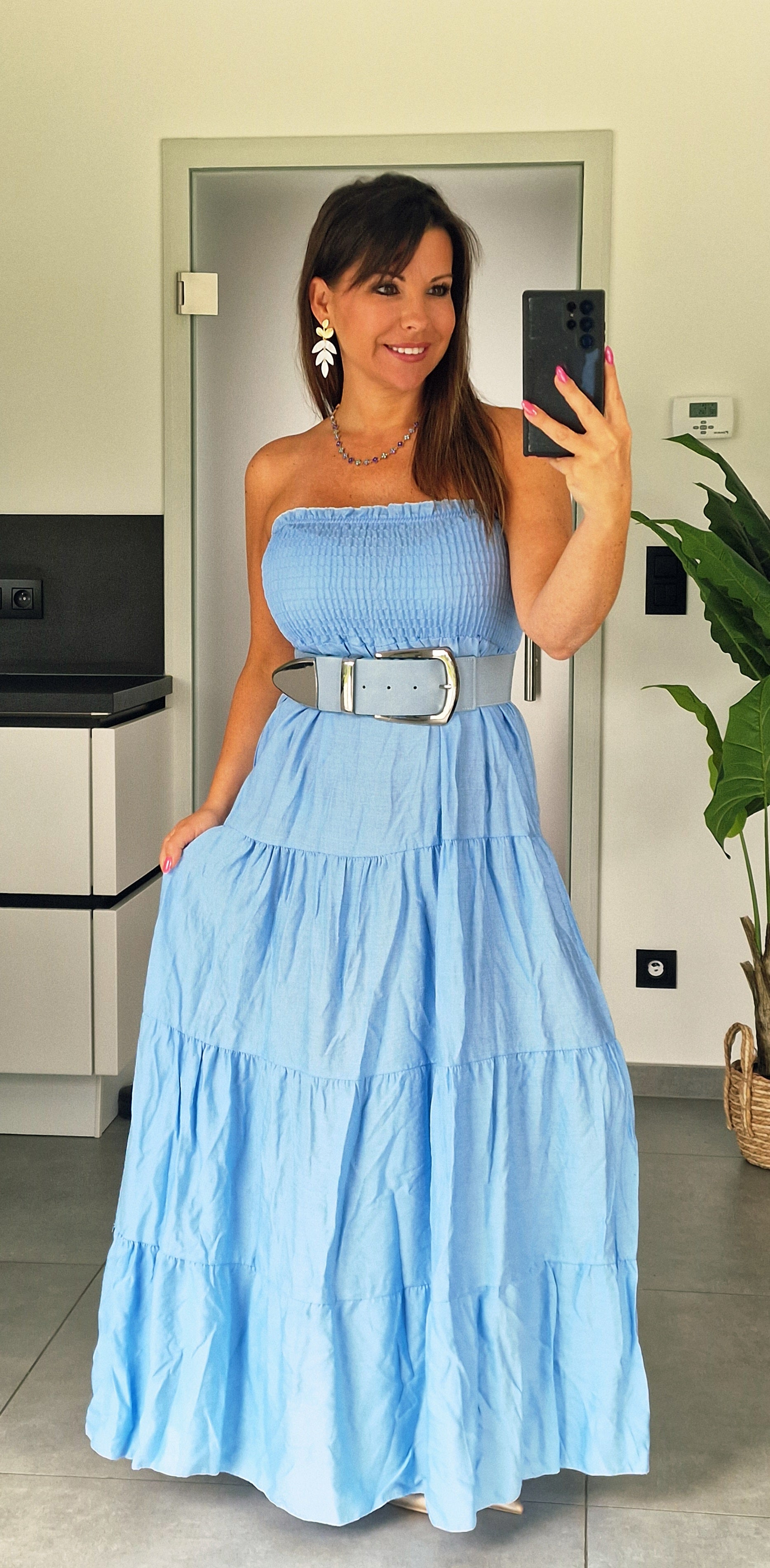 Robe - EMMA bleu ciel