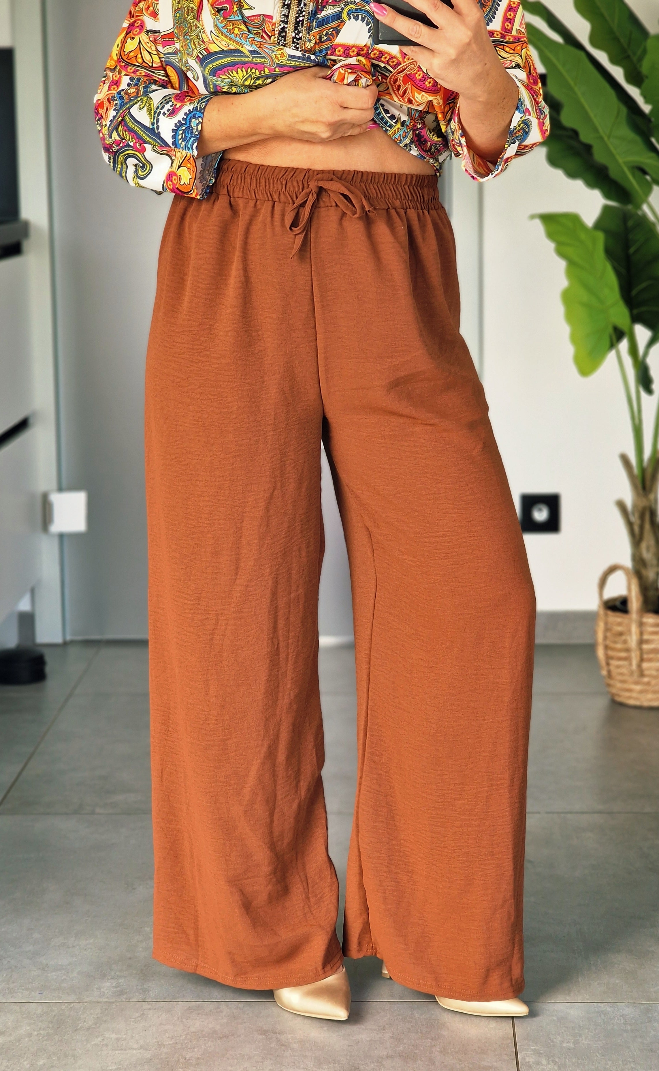 Pantalon - MADDIE brun