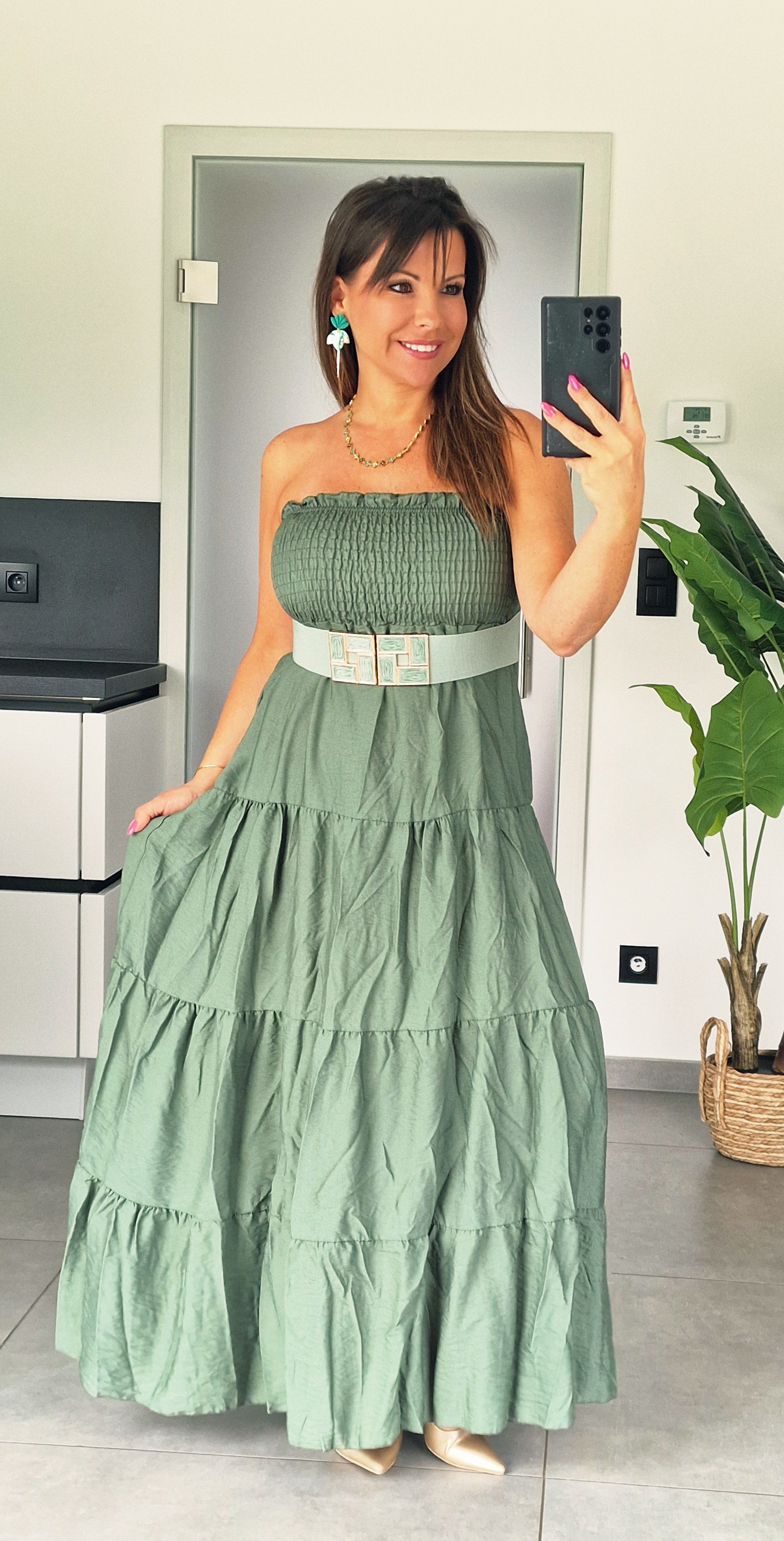 Robe - EMMA kaki