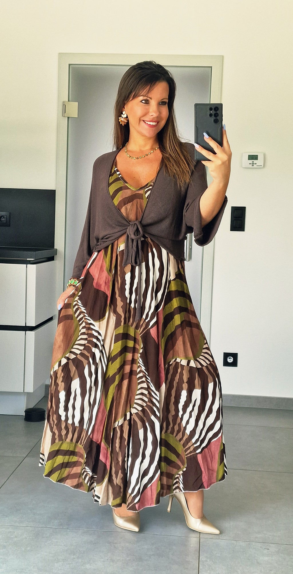 Robe - ALBA kaki