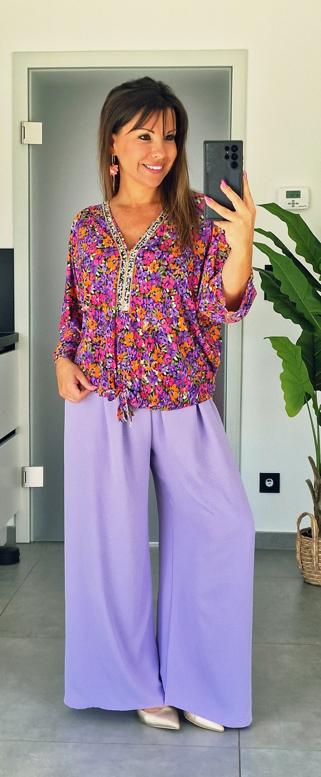 Pantalon - MADDIE lila