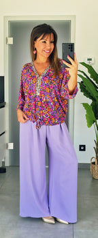 Pantalon - MADDIE lila